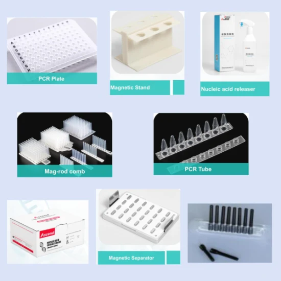 Consumibles disponibles automáticos de la estabilidad de la alta precisión del extractor de Aicd nucleic