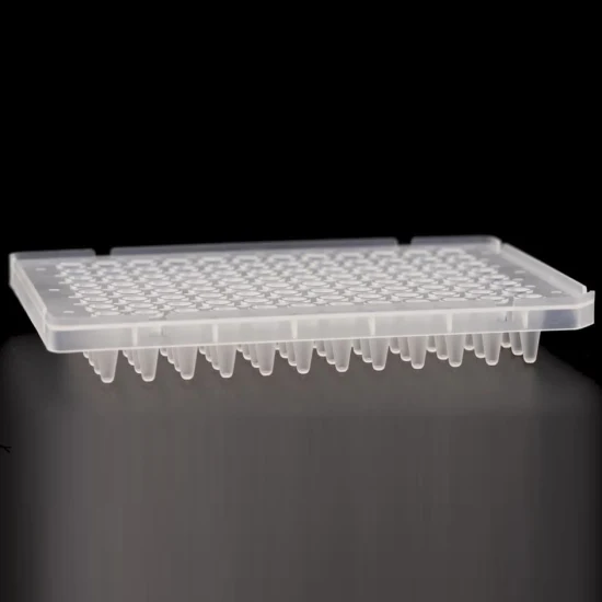 Placa de PCR de media falda de 96 pocillos GEB de 0,1 ml compatible con consumibles de laboratorio ABI